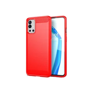 OnePlus 9R Cover Case Brushed TPU Case - Red